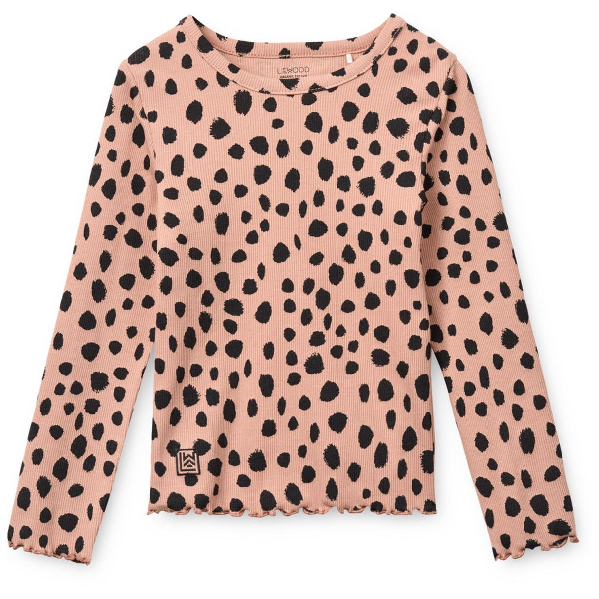 LIEWOOD Leo Spot / Pale Tuscany Nieve Printed Longsleeve Rib T-shirt