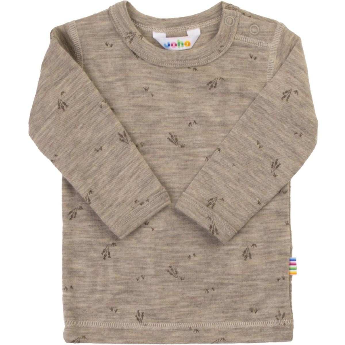 Joha Beige Mel. Bluse Med Long Ærmer