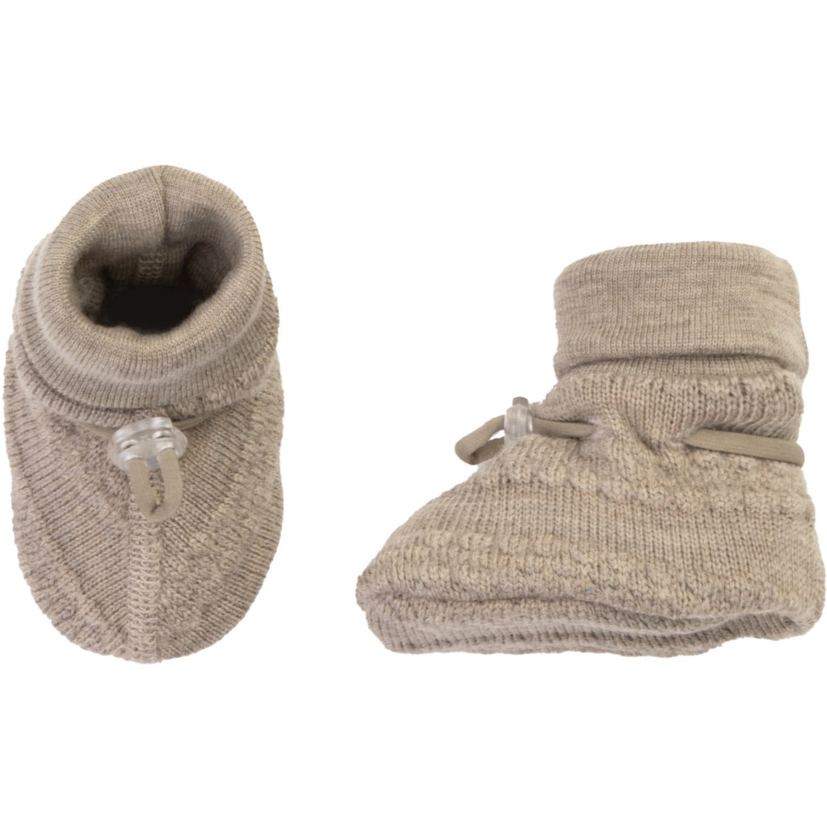 Joha Beige Mel. Booties Dobbelt Lags