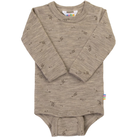 Joha Beige Mel. Body Med Lange Ærmer