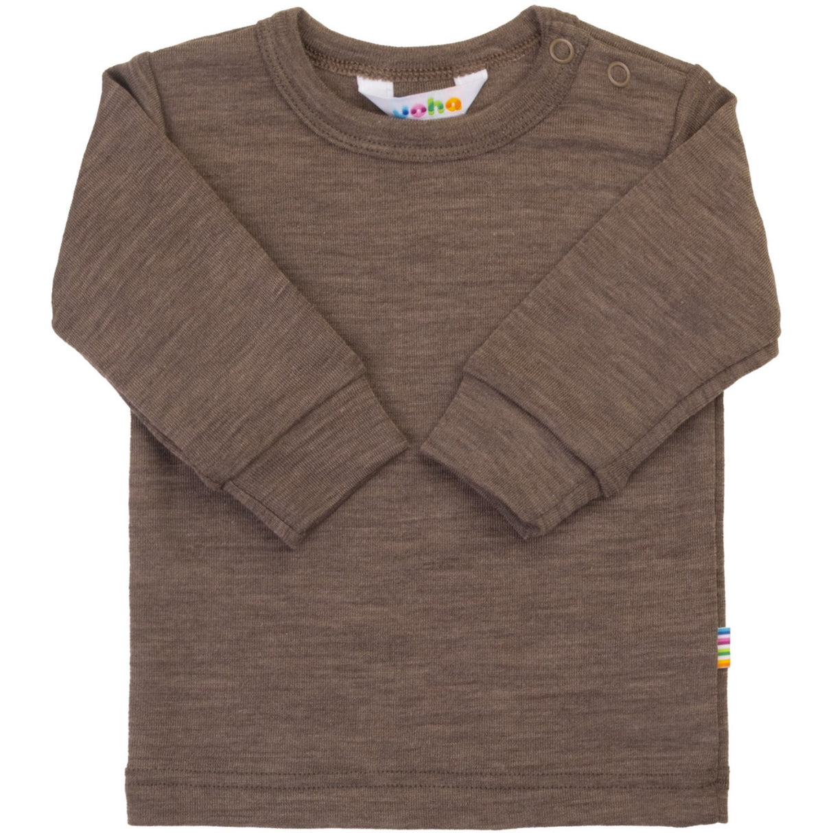 Joha Brown Bluse Med Long Ærmer
