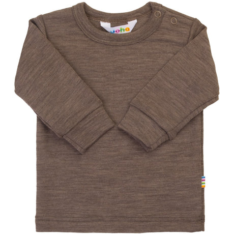 Joha Brown Bluse Med Long Ærmer