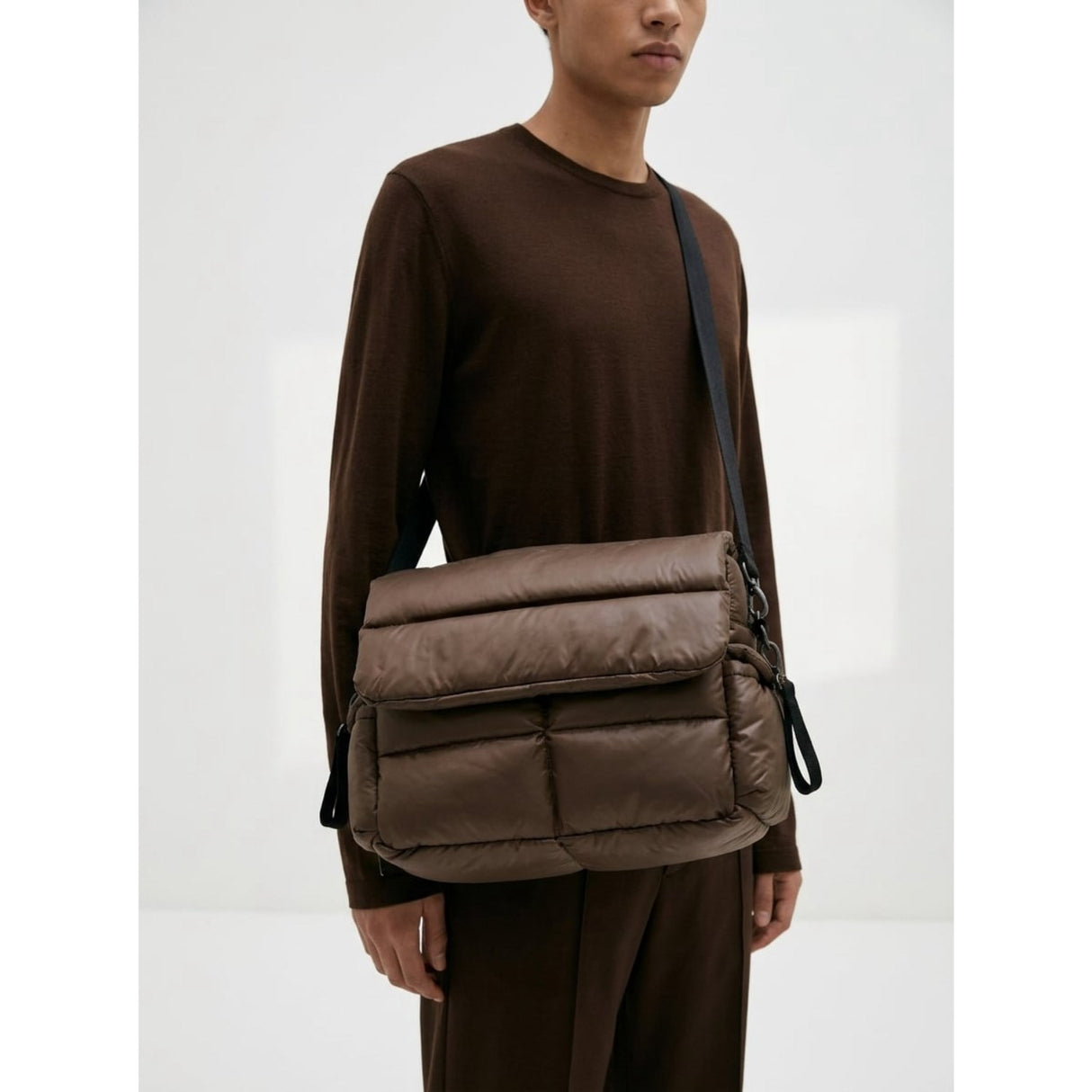 KongWalther Puffer Chocolate Brown Pusletaske