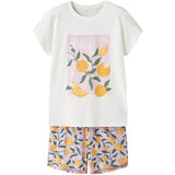 Name It Cloud Dancer Oranges Nkfvigea Capsl Top Sæt
