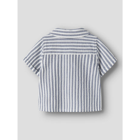 Name It Vintage Indigo Cloud Dancer Nbmfedenis Ss Skjorte