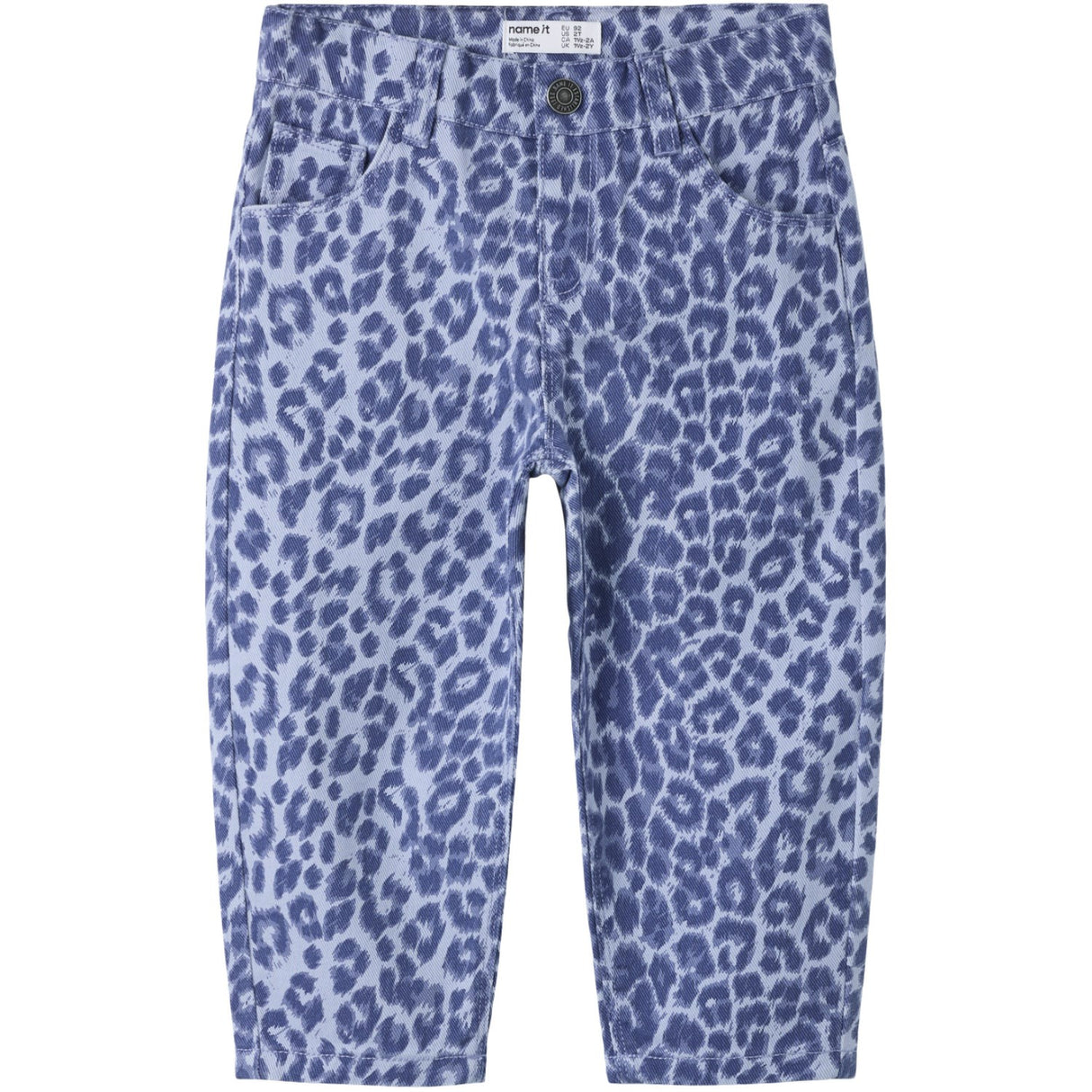 Name It Purple Impression Leo Nmfbella Mor Leo Twill Bukser 4002-Td F