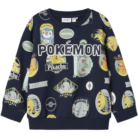 Name It Navy Blazer Nmmpjazy Pokemon Nreg Sweat Unb Sky