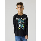 Name It Black Nkmdorak Ls Nreg Top