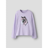 Name It Pastel Lilac Nkfdassa Ls Nreg Top