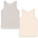 Konges Sløjd Blue Stripe Basic 2 Pak Tank Top Gots