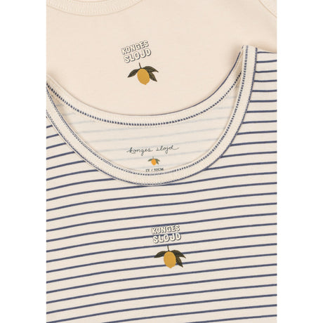 Konges Sløjd Blue Stripe Basic 2 Pak Tank Top Gots