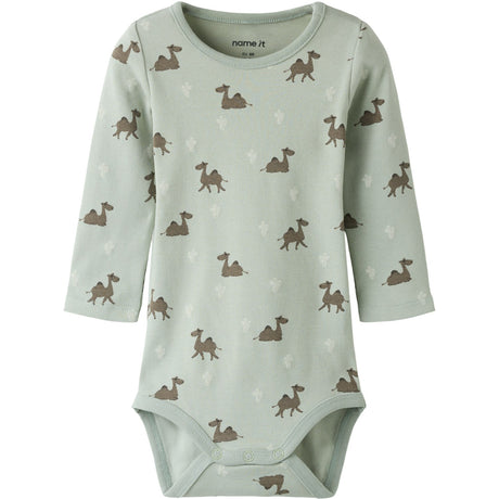 Name It Aqua Gray Nbmpjohnson Ls Body