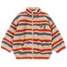 Konges Sløjd Tangerine Stripe Jody Embroidery Bamse Jakke Grs