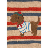 Konges Sløjd Tangerine Stripe Jody Embroidery Bamse Jakke Grs