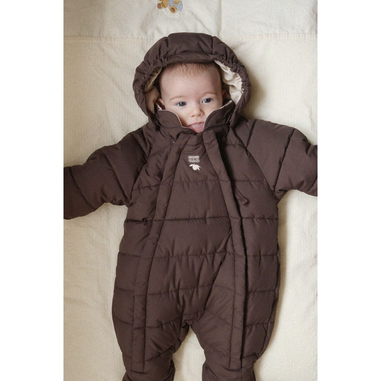 Konges Sløjd Chocolate Brown Alpi Baby Dragt Grs