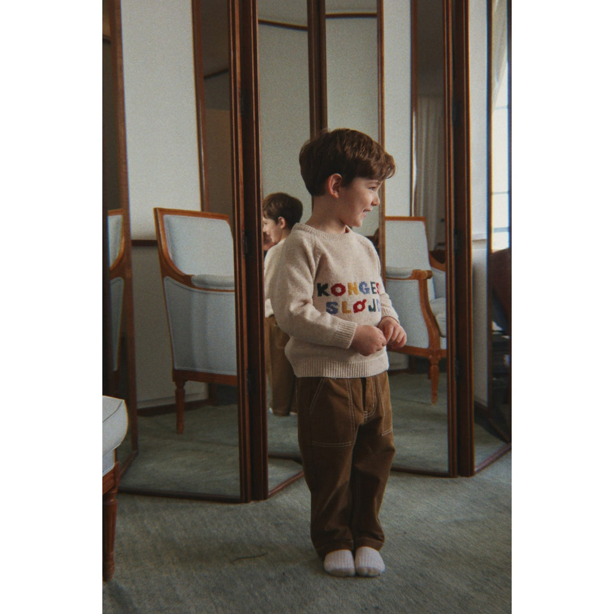 Konges Sløjd Off White Billi Strik Sweater