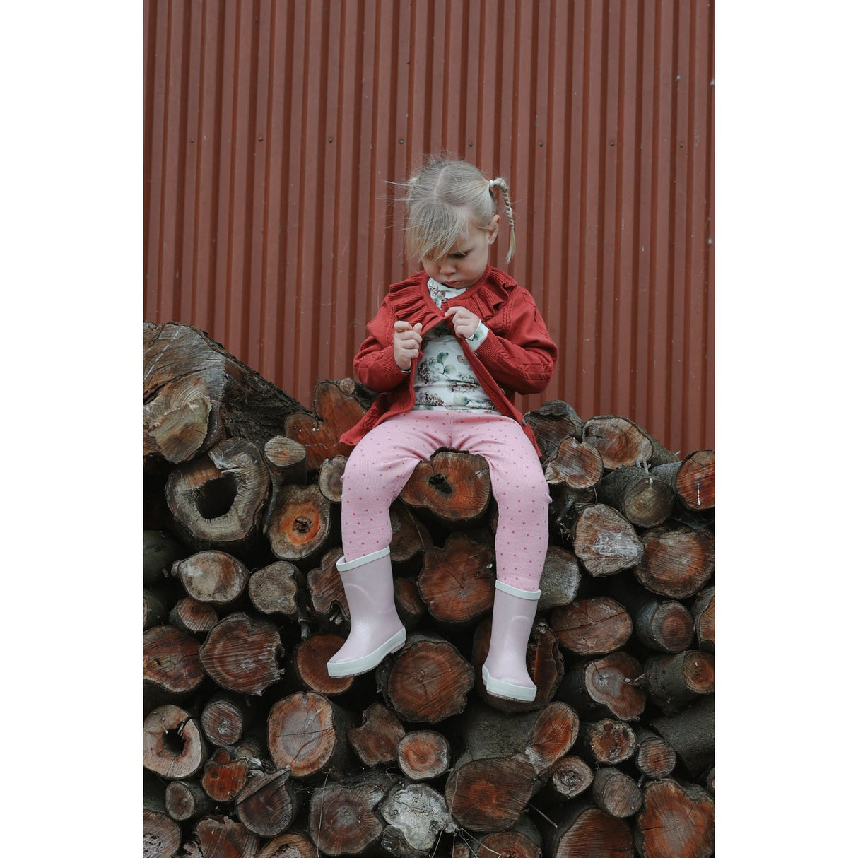 Petit Piao Eggnog Hydranger Aop Ppstar Bluse