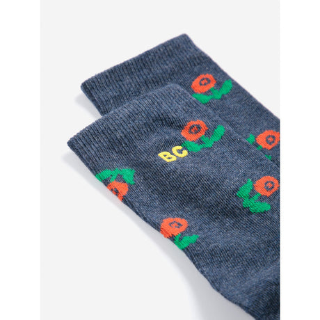 Bobo Choses Violet Stamp Bloom All Over Kort Strømper