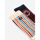 Bobo Choses Red Curious Owl Strømper Pak
