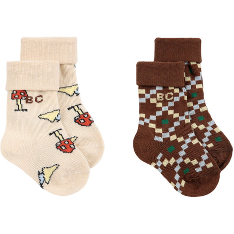 Bobo Choses Multicolor Mush Monster Duo Strømper Pak