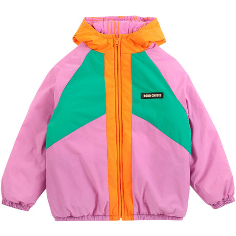 Bobo Choses Fuchsia Almost Moiré All Over Vendbar Anorak