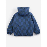 Bobo Choses Navy Blue Almost Moiré All Over Vendbar Anorak