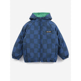 Bobo Choses Navy Blue Almost Moiré All Over Vendbar Anorak