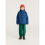 Bobo Choses Navy Blue Almost Moiré All Over Vendbar Anorak