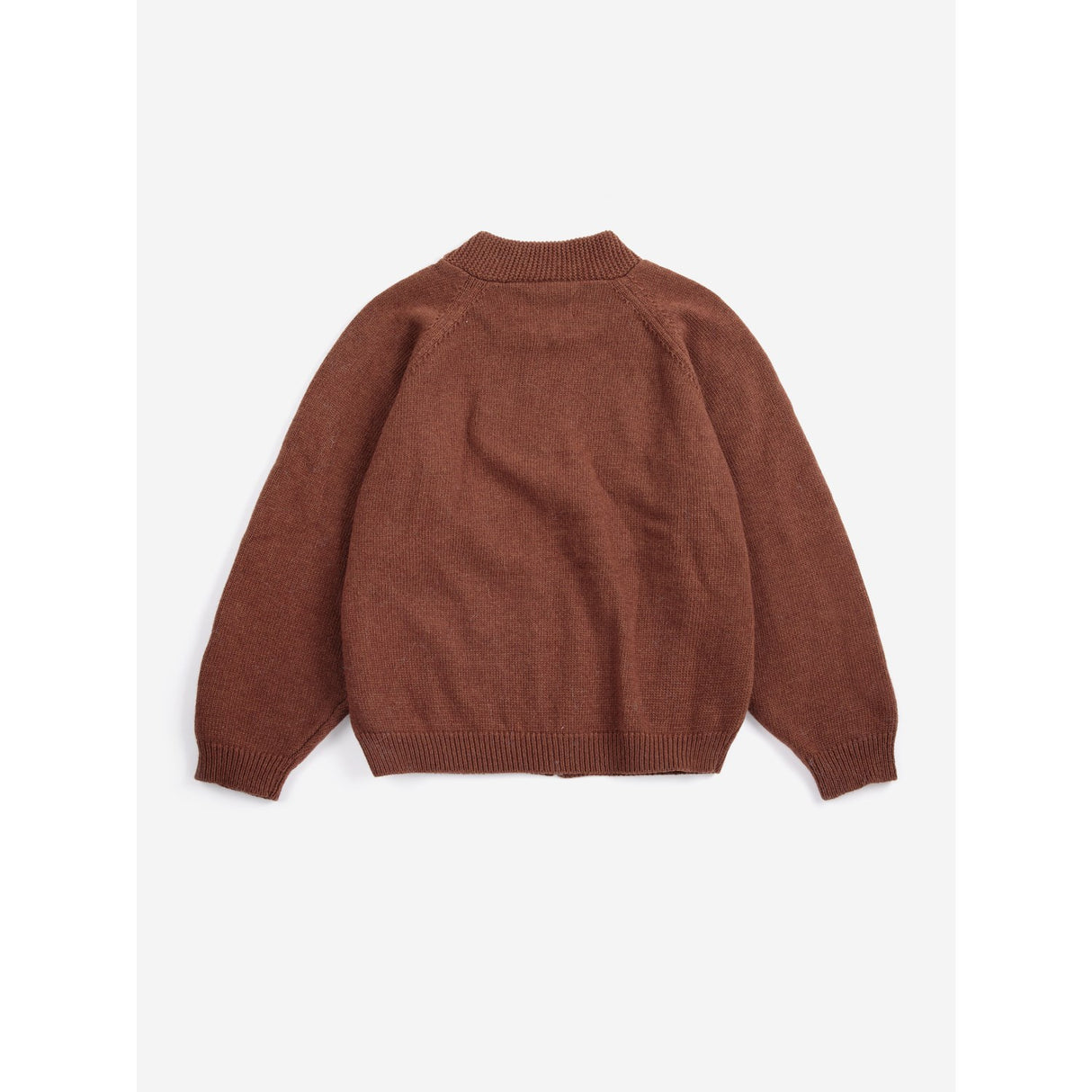 Bobo Choses Dark Brown Mush Monster Duo Zipped Cardigan