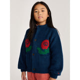 Bobo Choses Midnight Blue Stamp Bloom Cardigan