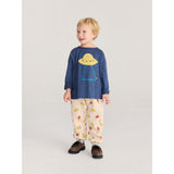 Bobo Choses Navy Blue Pixel Abduction LS T-Shirt