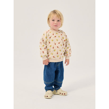 Bobo Choses Offwhite Mush Monster Duo All Over Sweatshirt
