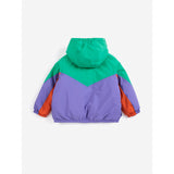 Bobo Choses Navy Blue Stamp Bloom All Over Vendbar Anorak
