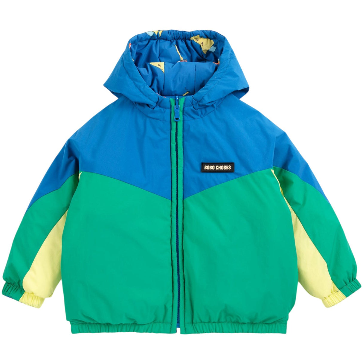 Bobo Choses Blue Mush Monster Duo All Over Vendbar Anorak
