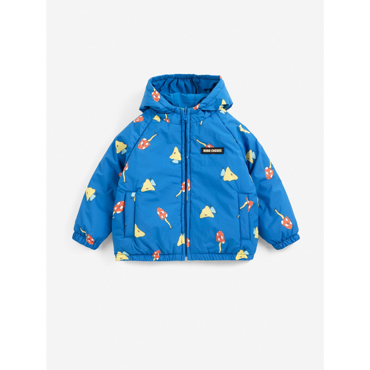 Bobo Choses Blue Mush Monster Duo All Over Vendbar Anorak