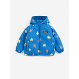 Bobo Choses Blue Mush Monster Duo All Over Vendbar Anorak