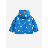 Bobo Choses Blue Mush Monster Duo All Over Vendbar Anorak