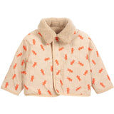 Bobo Choses Light Pink Softpaw Monster Sheepskin Vendbar Jakke