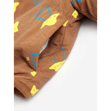 Bobo Choses Brown Pixel Abduction Sheepskin Vendbar Jakke