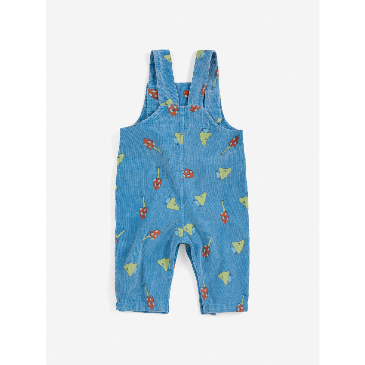Bobo Choses Blue Mush Monster Duo All Over Corduroy Overall