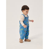 Bobo Choses Blue Mush Monster Duo All Over Corduroy Overall
