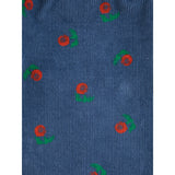 Bobo Choses Navy Blue Stamp Bloom All Over Corduroy Bukser