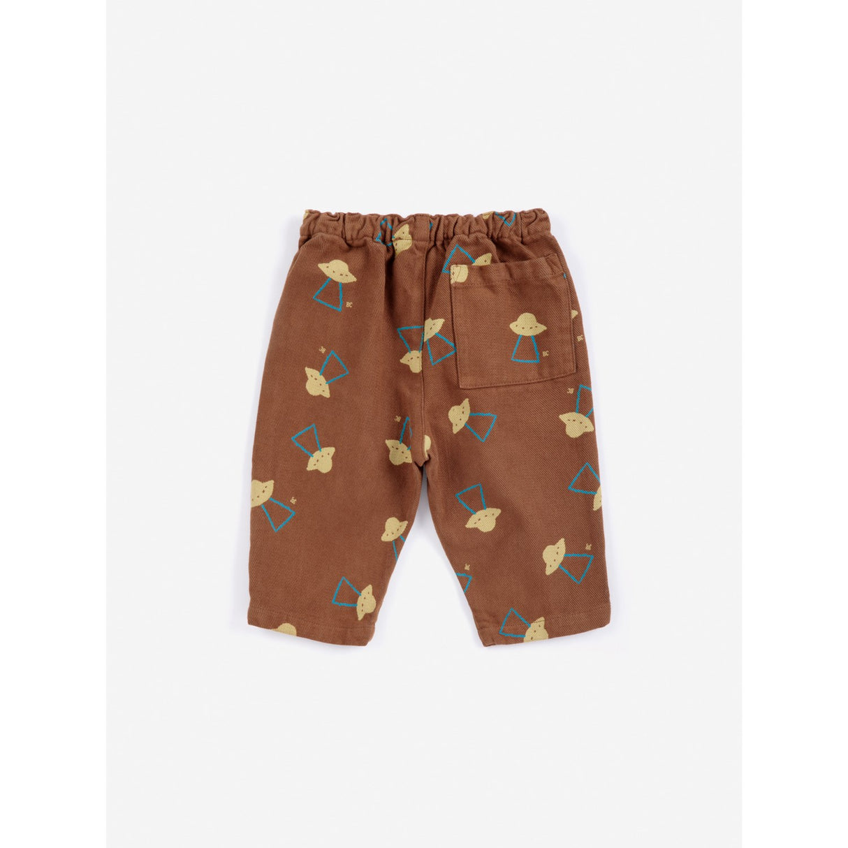 Bobo Choses Brown Pixel Abduction All Over Woven Bukser