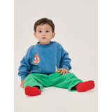 Bobo Choses Blue Mush Monster Duo Sweatshirt