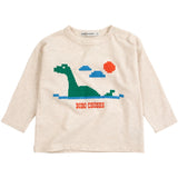 Bobo Choses Offwhite Lake Monster LS T-Shirt