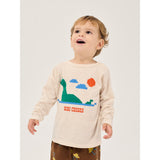 Bobo Choses Offwhite Lake Monster LS T-Shirt