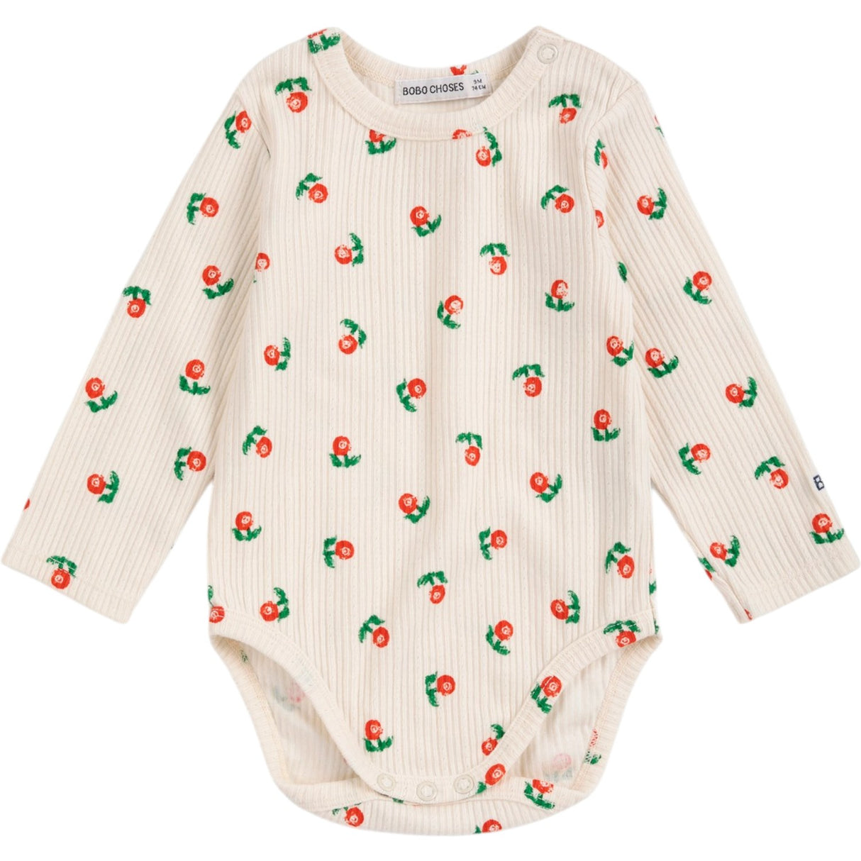 Bobo Choses Offwhite Stamp Bloom All Over Body