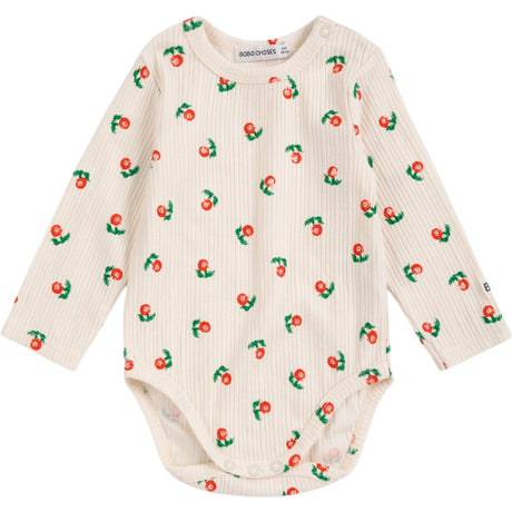 Bobo Choses Offwhite Stamp Bloom All Over Body