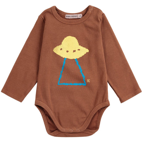 Bobo Choses Brown Pixel Abduction Body