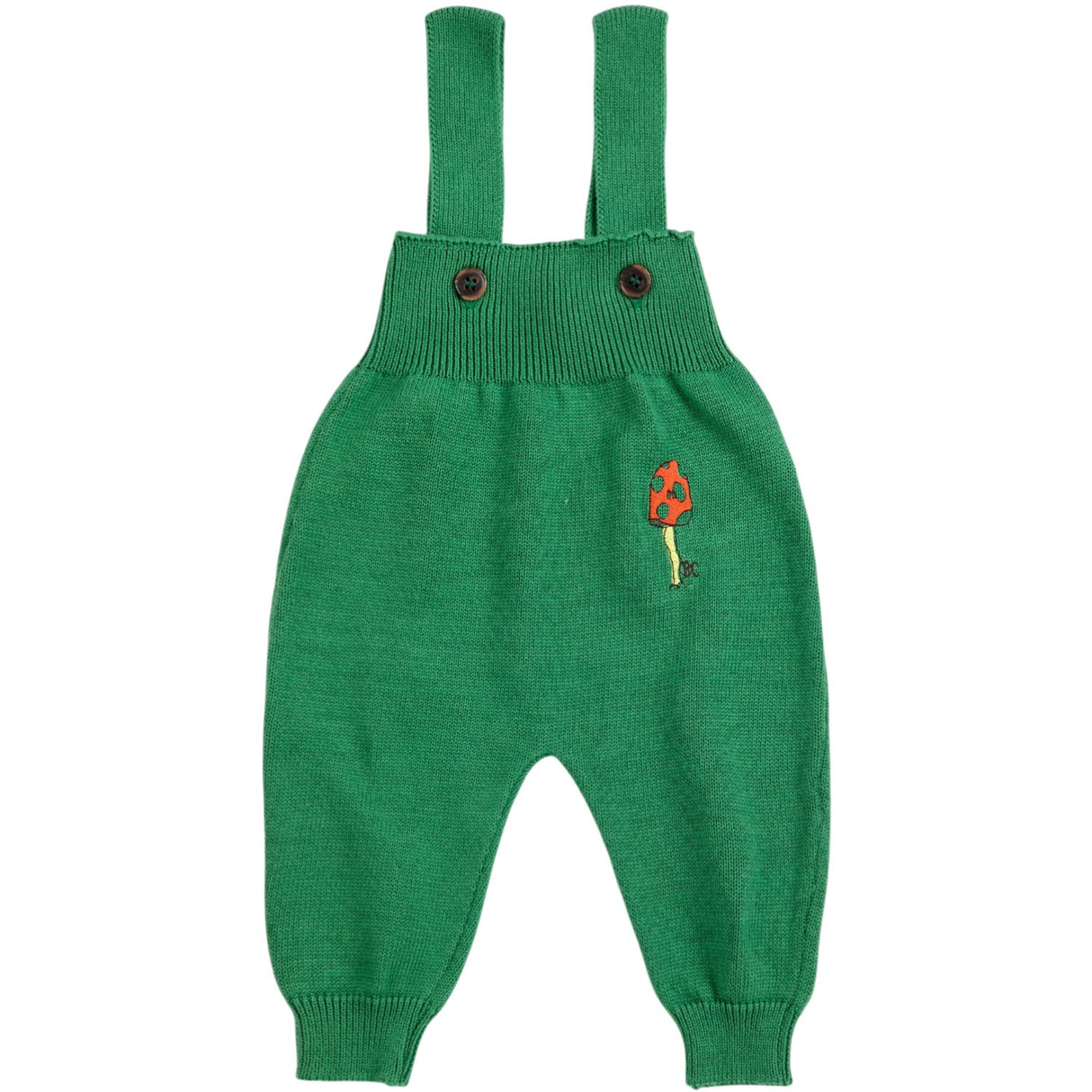 Bobo Choses Green Mush Monster Strikket Overall